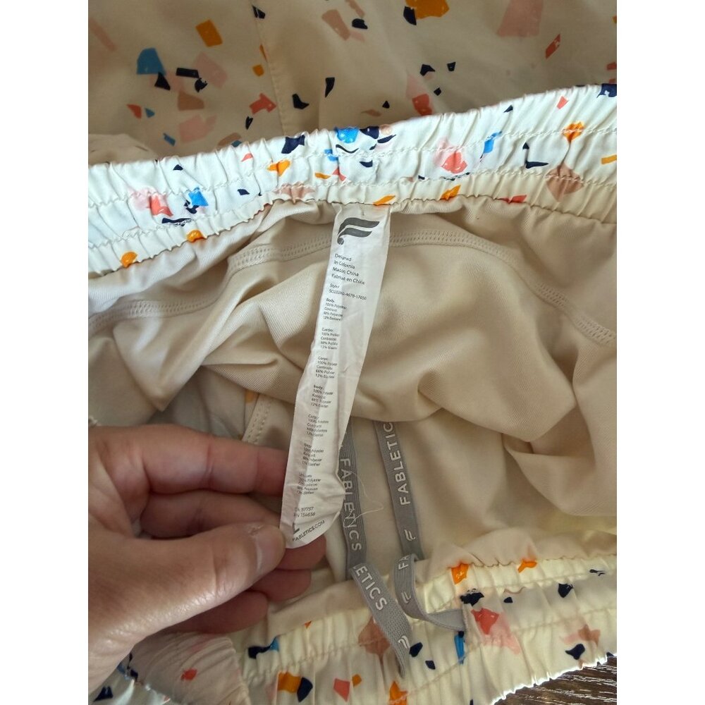 Fabletics White Multicolored Patterned Running Sh… - image 6